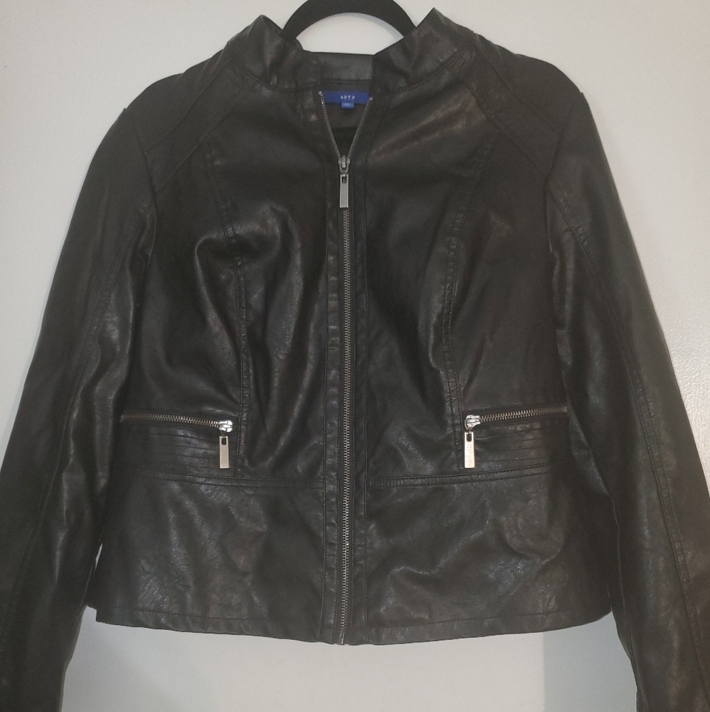 Apt. 9 Faux Leather Jacket - image 1
